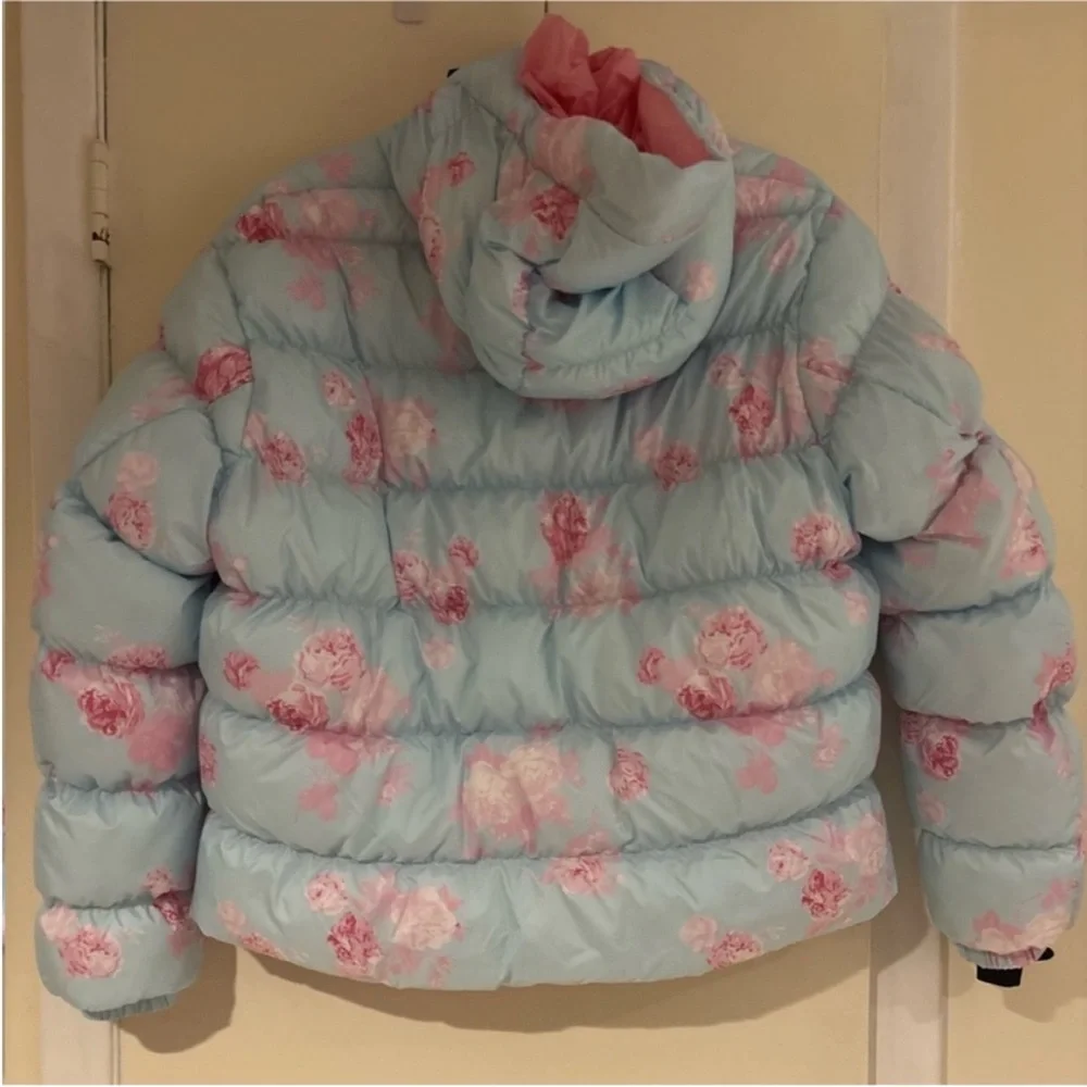 LoveShackFancy X Bogner Full Ski Outfit Coat Pants Blue Pink S - Picture 7 of 11